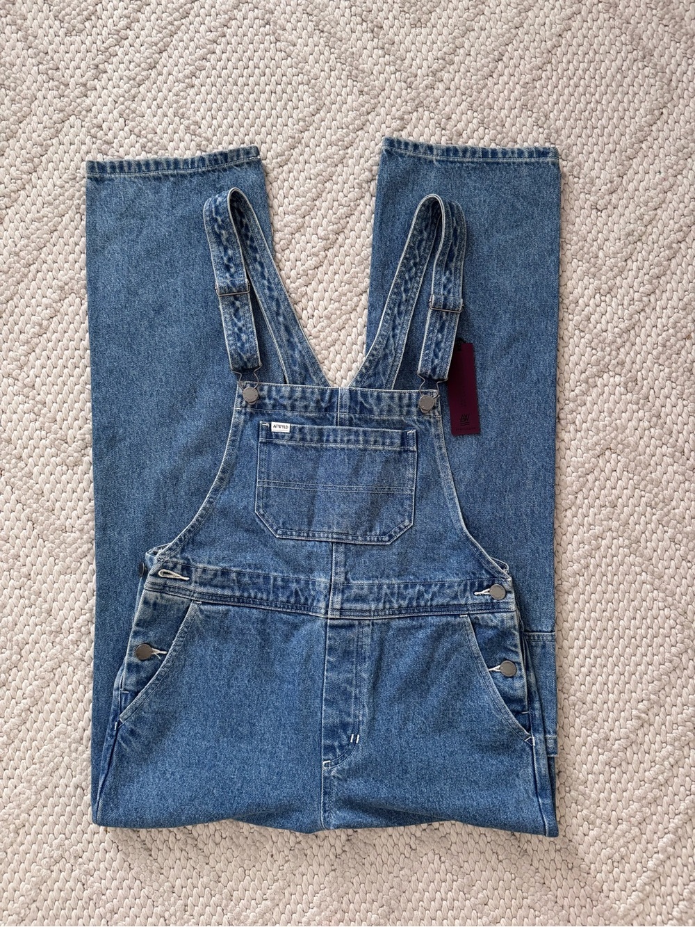 New ATWYLD Women’s Classic Blue Denim Overalls Small
